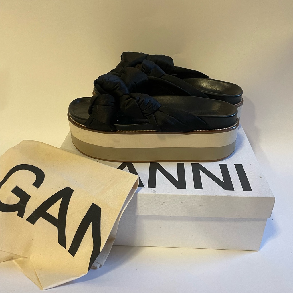 Ganni Platform Sandals Size 40